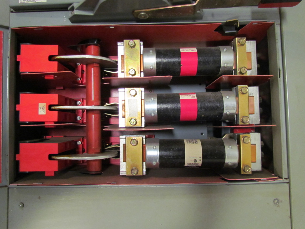 Square D QMB Panel board 480V 3 Pole w/400A Main & 3 Twin 100A Fused