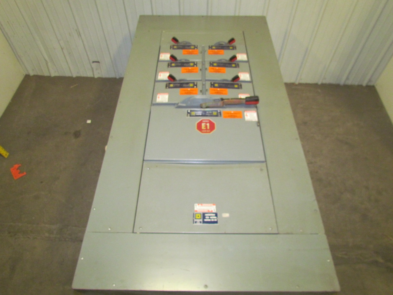 Square D QMB Panel board 480V 3 Pole w/400A Main & 3 Twin 100A Fused