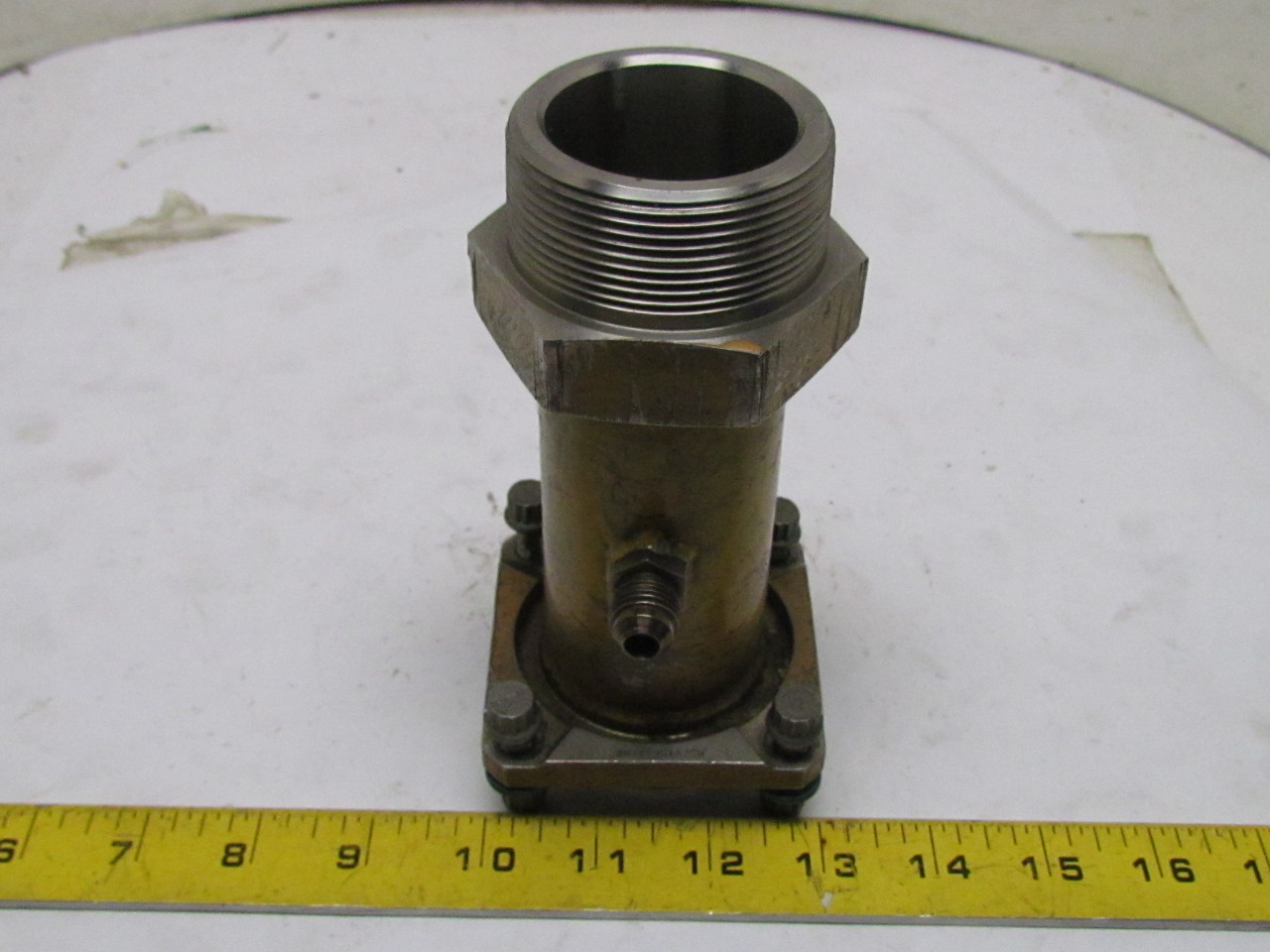 Quot npt od flange stainless steel pipe fitting