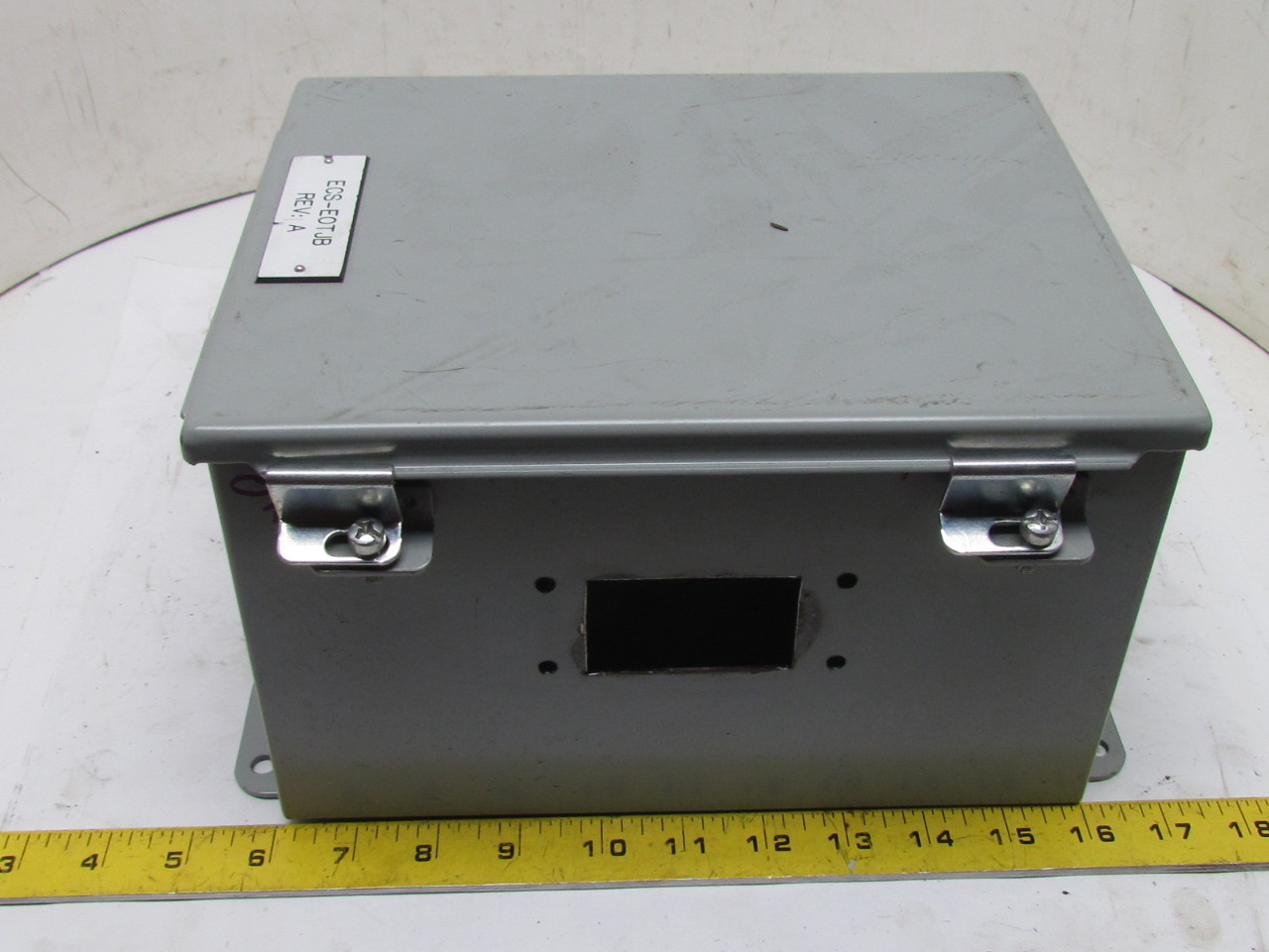 Hoffman A10086CH 8x10x6" Electrical Enclosure Box Backplate & Grounding