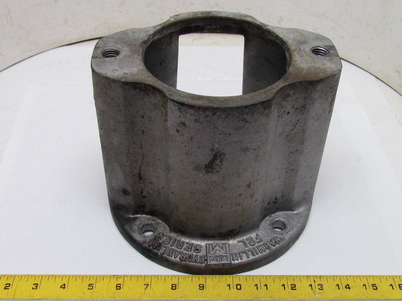 MacMillin Hydraulics F2L Aluminum Pump Motor Adapter Plate 4Bolt Motor