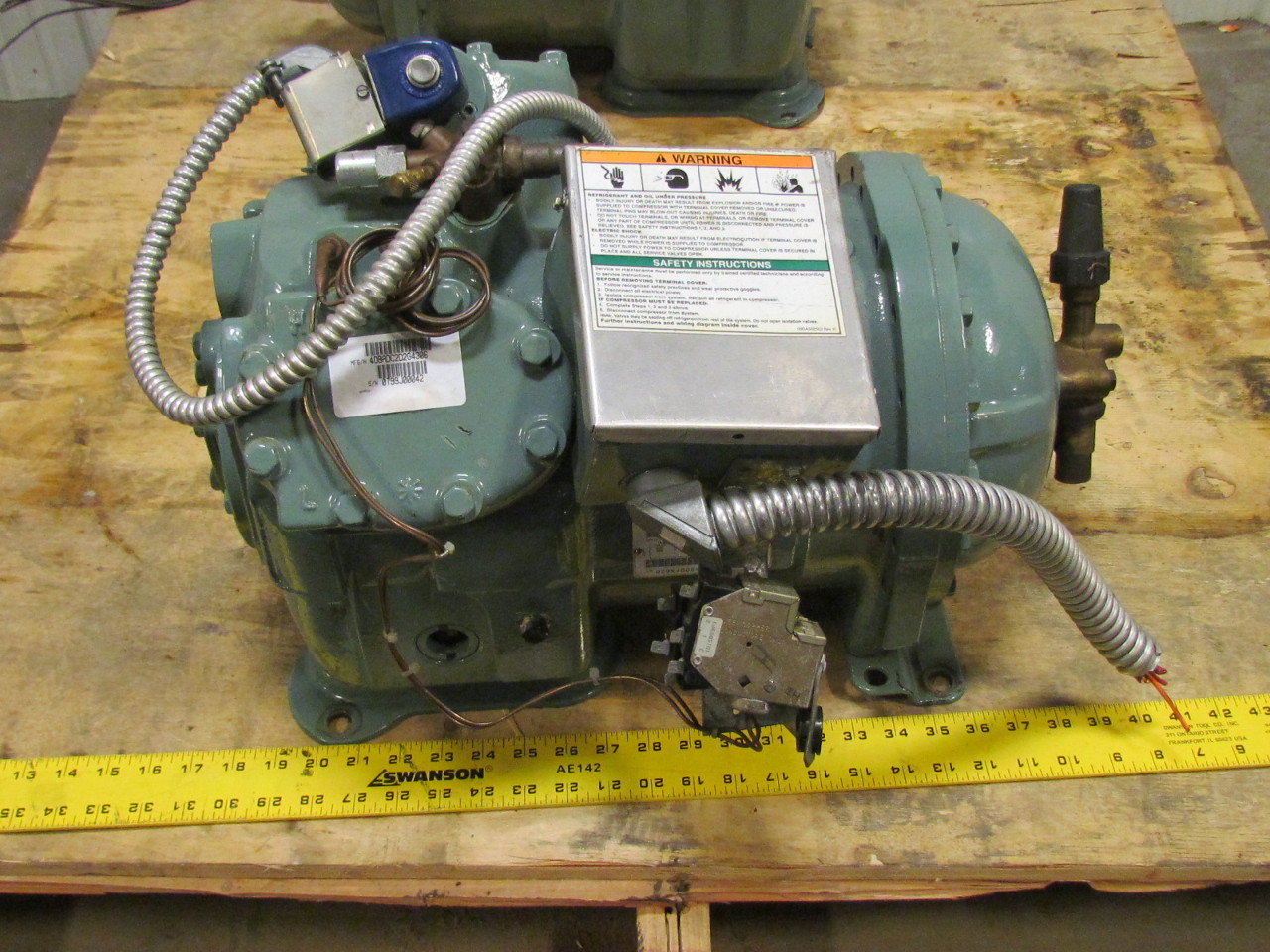 Carlyle 06DF3132AA3600 AC 1 Step Electric Compressor Thermally