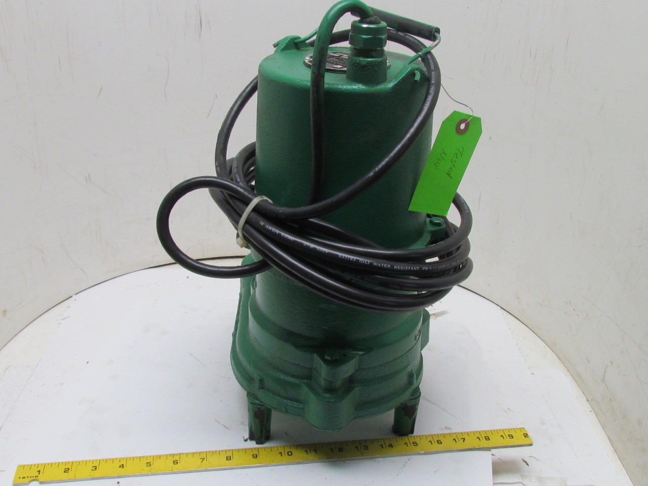 Hydromatic SHEF100M4 Submersible Effluent Sump Pump 1Hp 3PH 460V 2"NPT