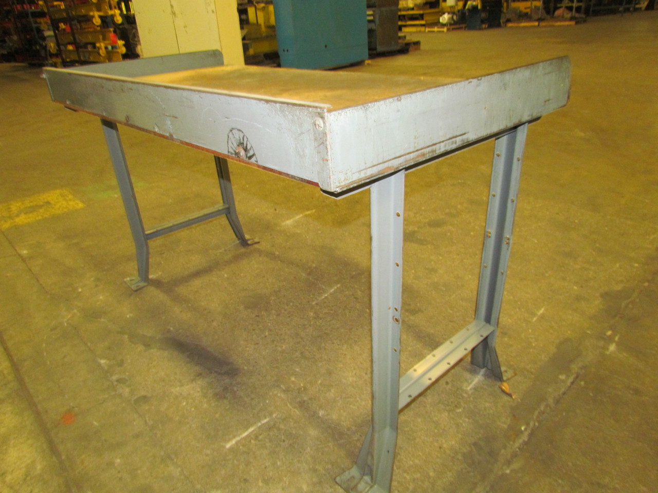 Adjustable Height Welded Steel Frame Workbench Table 60x30x241/2 to 36