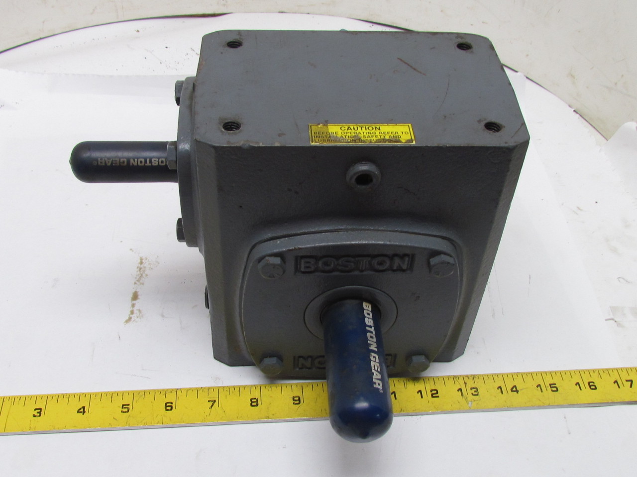 Boston 72460J Right Angle Worm Gear Speed Reducer Gearbox 601 ratio