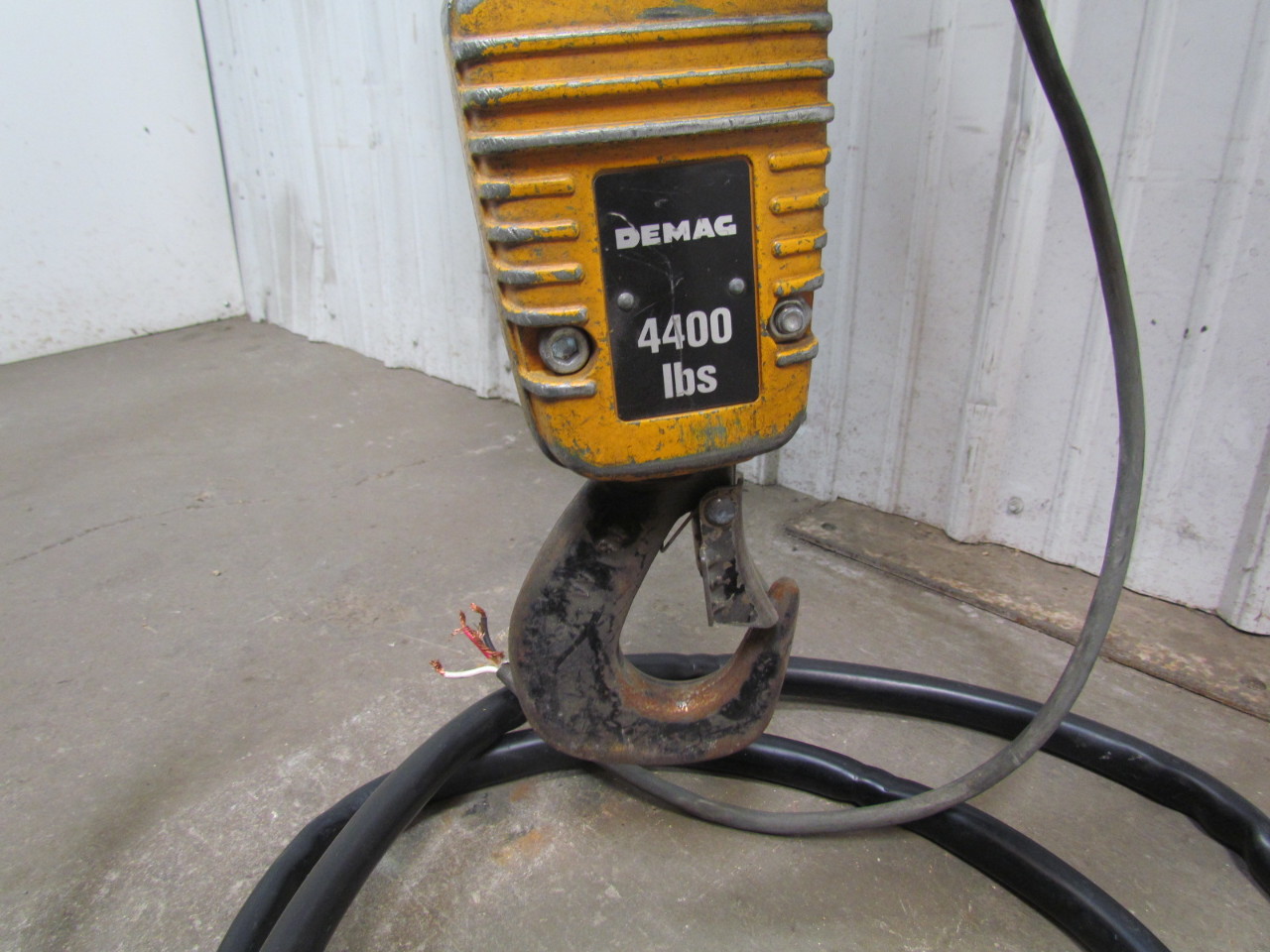Demag DKUN 101000 KV1 2 Ton 4400LB Electric Chain Hoist 16' Lift 18FPM