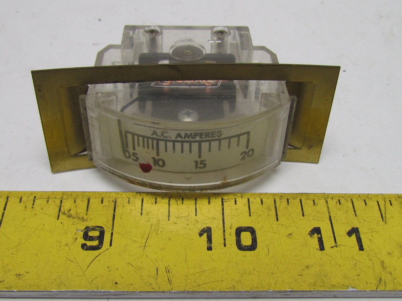 Prime Model 60 AC Amperes Meter Gauge 020 Amp Panel Meter eBay
