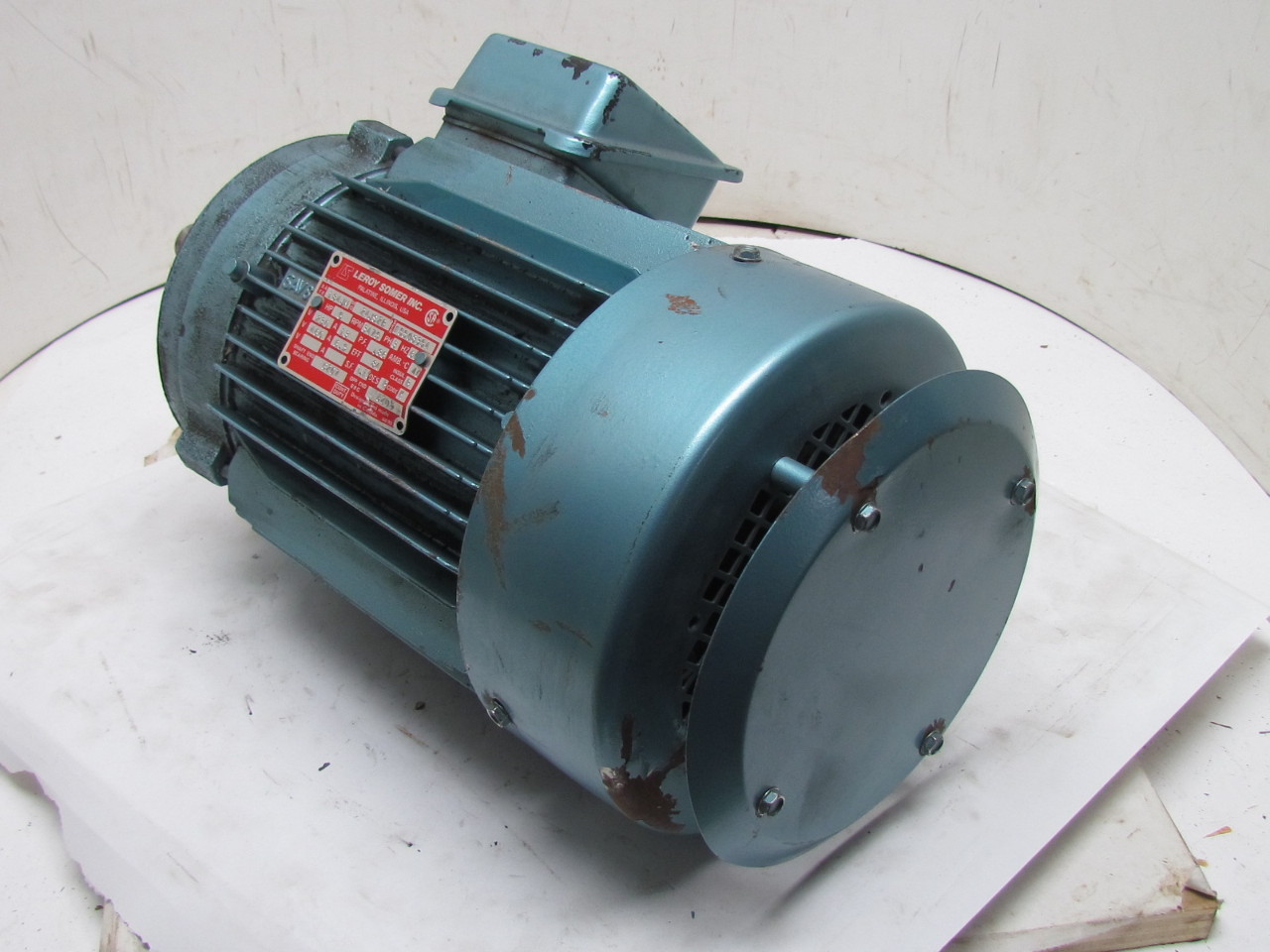 Leroy Somer 24JS2B 3Phase AC Electric Motor 5Hp 3475 RPM 230/460V