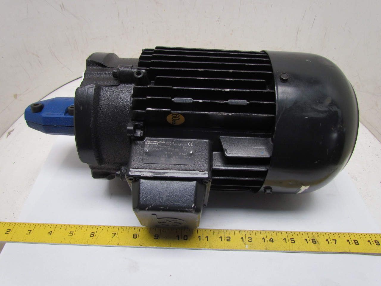 Brinkmann Pumps 3TC250/520Z+250 3PH Motor 2.6Kw (3.5Hp) 3400 RPM 230