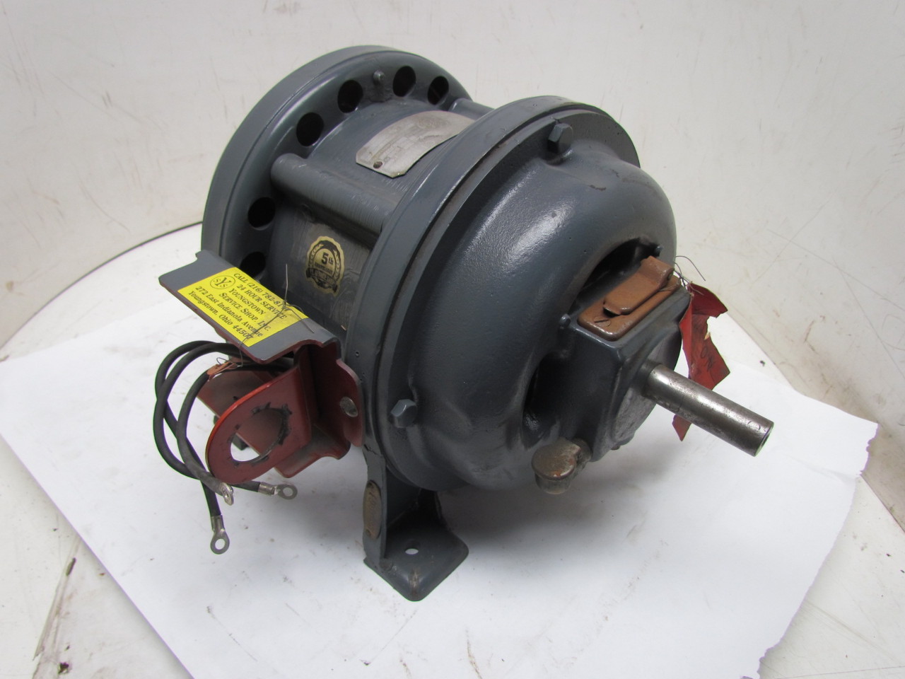 General Electric 5K204A1 3PH 1HP 110V Vintage Motor 1720 RPM PreNEMA