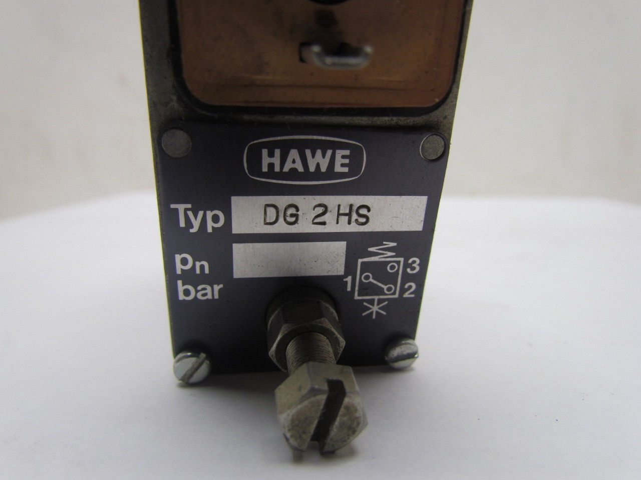 Hawe DG 2HS ElectroHydraulic Pressure Switch 100500 Bar Pressure 1/2