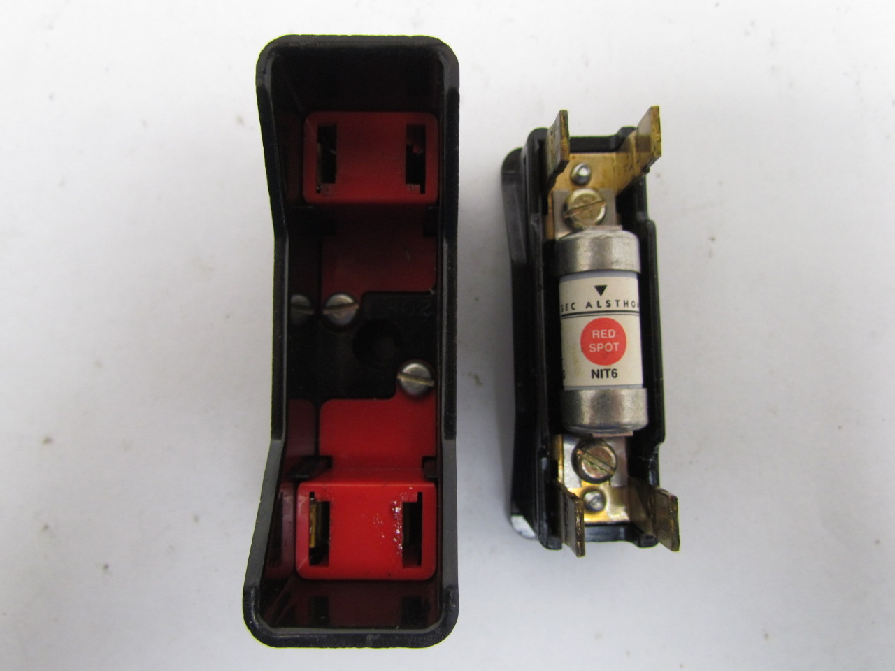 Red Spot Bussmann Type RS20 BS88 Fuse Holder 20Amp 600VAC w/NIT 6A Fuse Lot of 5 eBay