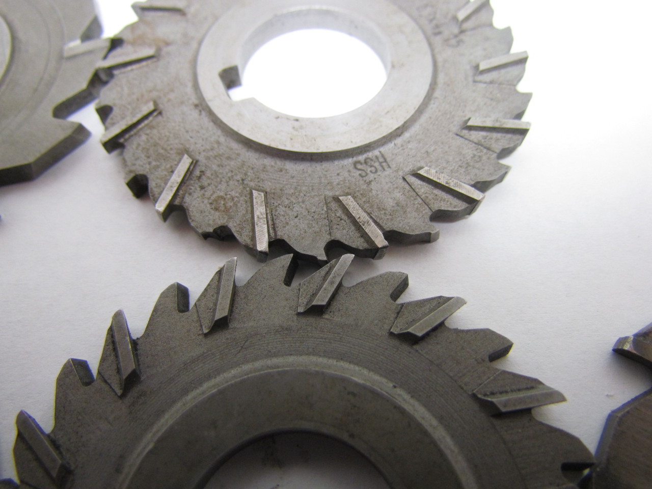 Staggered Tooth Milling Cutter Assorted Lot of 5pcs 22mm Bore 63mm OD