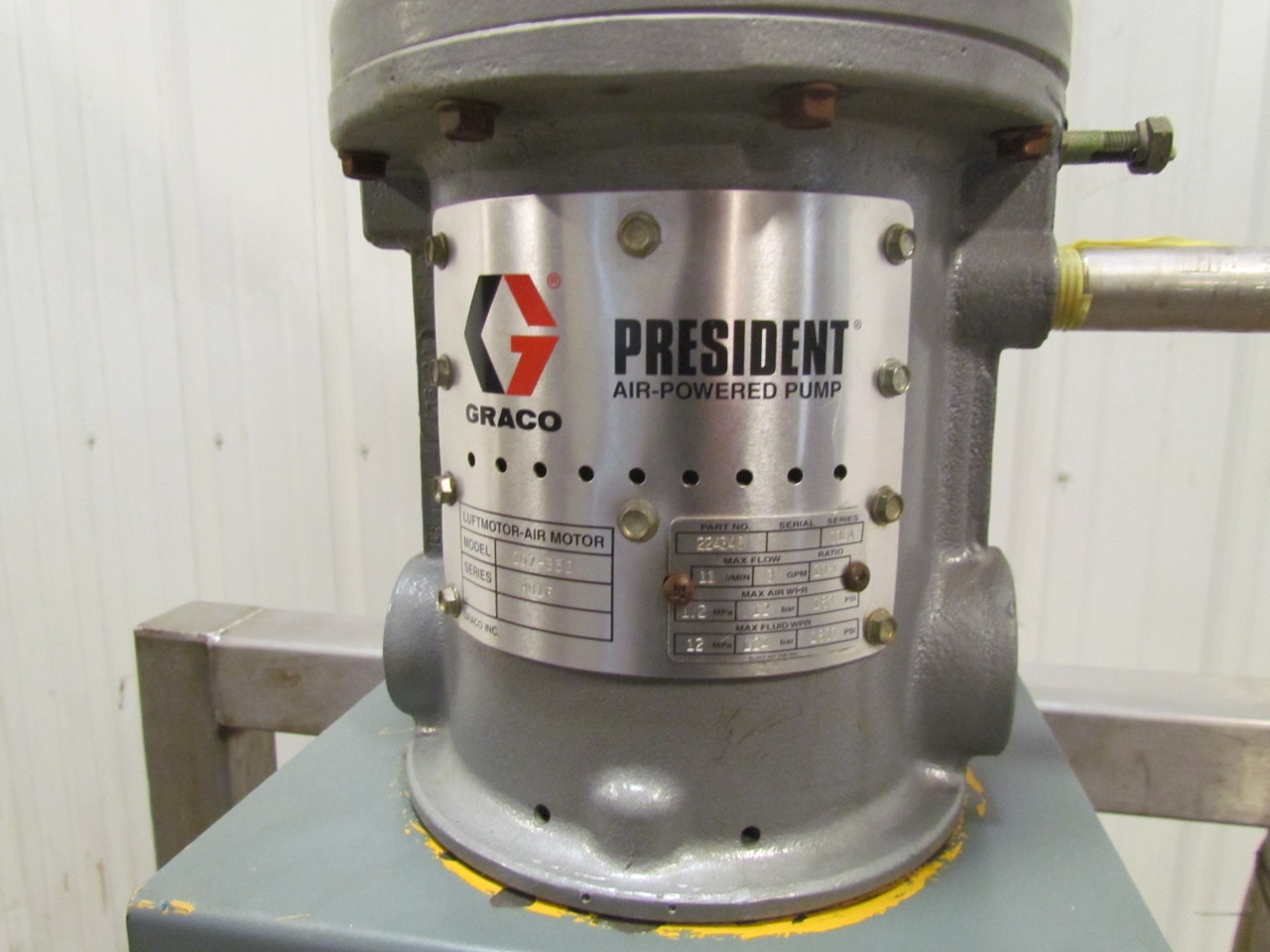 Graco 224346 Stainless Steel Hydraclean President Pump 101 Ratio 1800