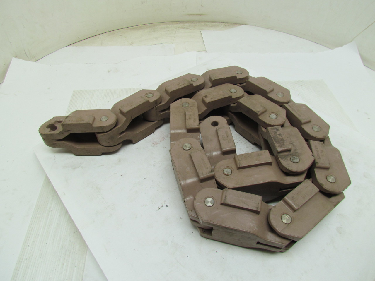 REX N9350WS 4'9" Plastic Flat Top Conveyor Chain eBay