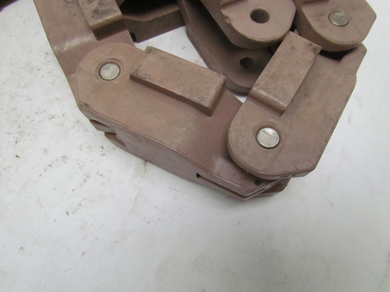 REX N9350WS 4'9" Plastic Flat Top Conveyor Chain eBay