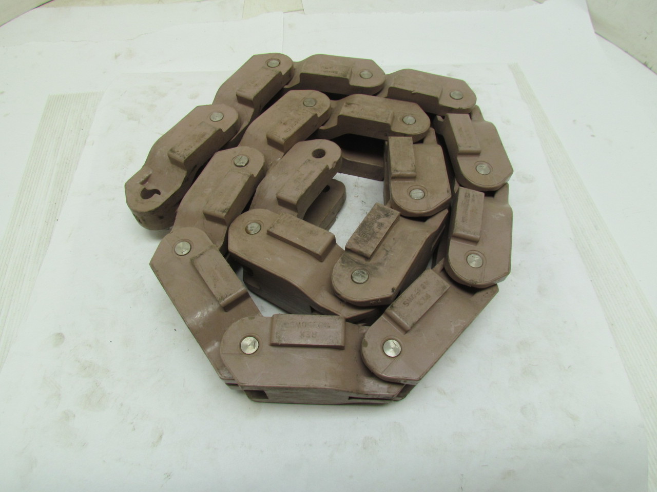 REX N9350WS 4'9" Plastic Flat Top Conveyor Chain eBay