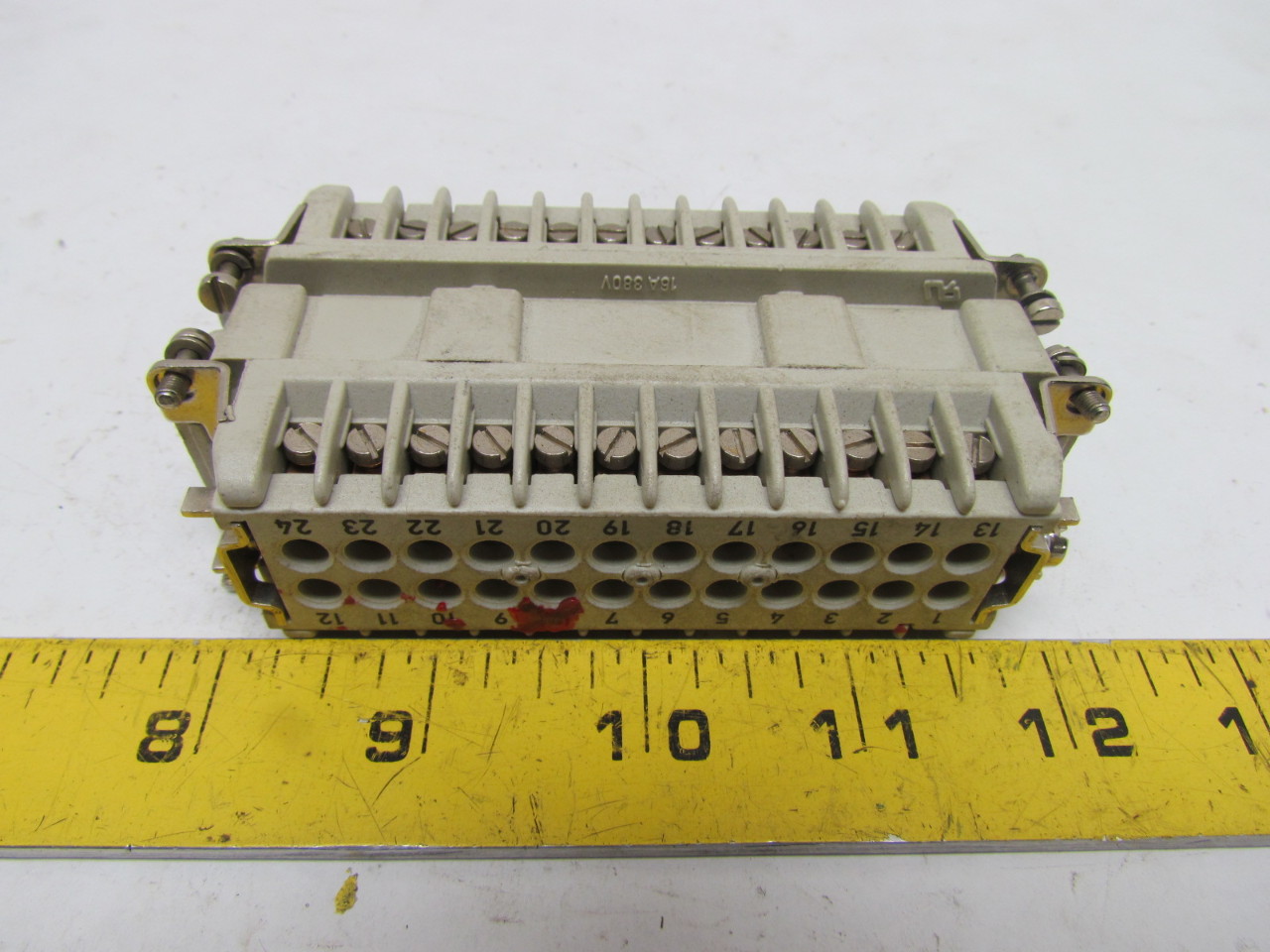 HTS 24Pin Male/Female Connector Terminal Block Strip 16A 380V Plug