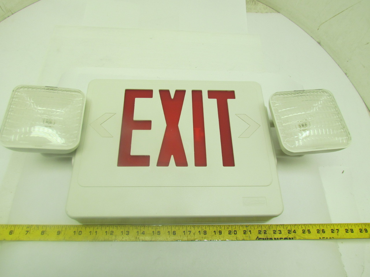 Lithonia Lighting ECR HO 2XLE5 Red LED Exit Sign Emergency Light Lamp 120/277V eBay