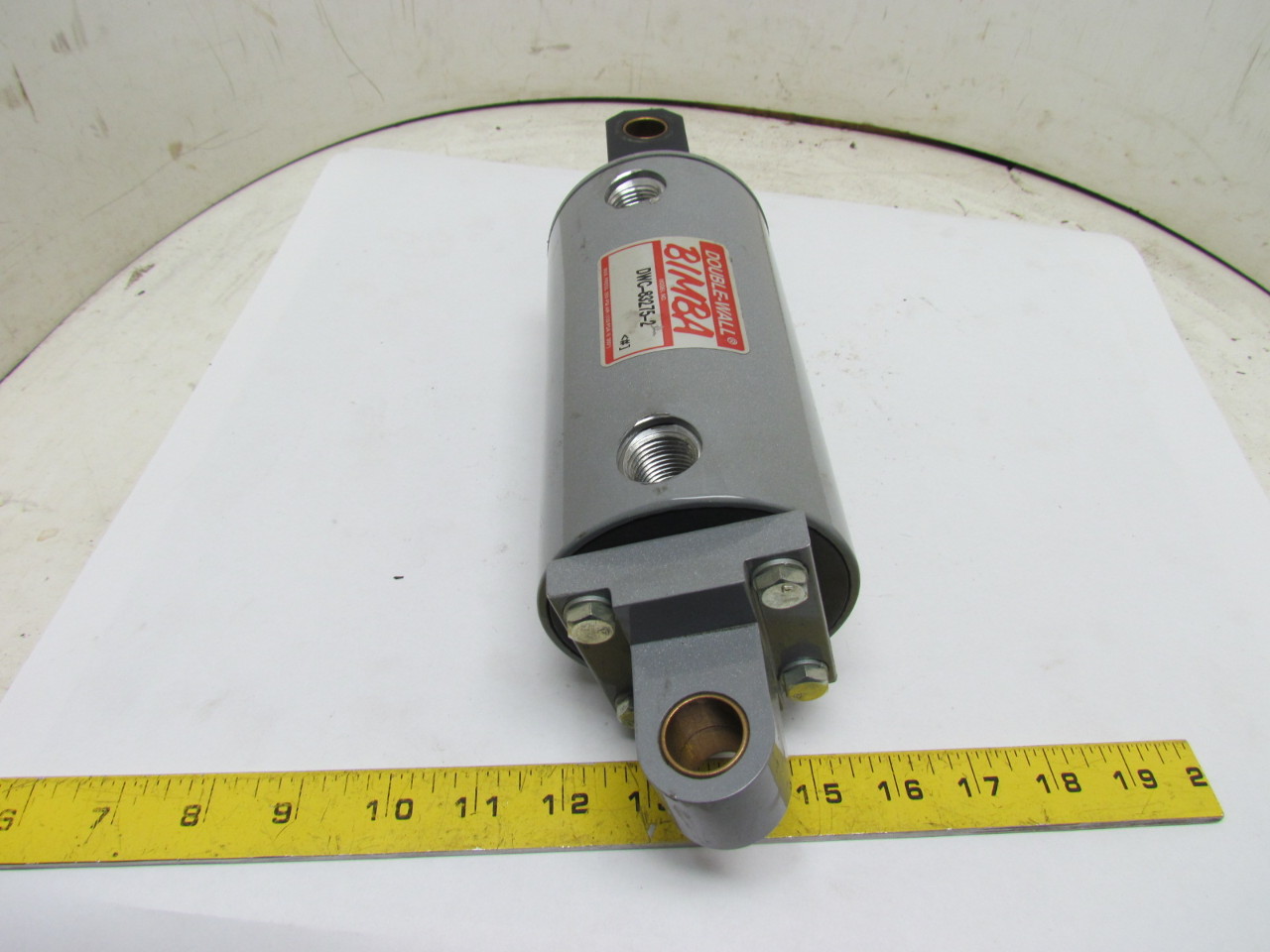 Bimba Pneumatic Air Cylinder 31/4" Bore 23/4" Stroke Double Wall