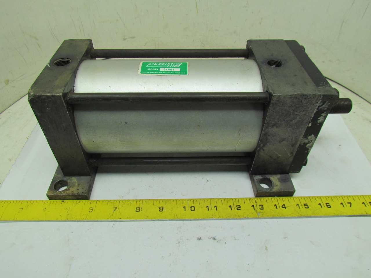 Speedaire 6X467 Pneumatic Air Cylinder 4" Bore 6" Stroke eBay