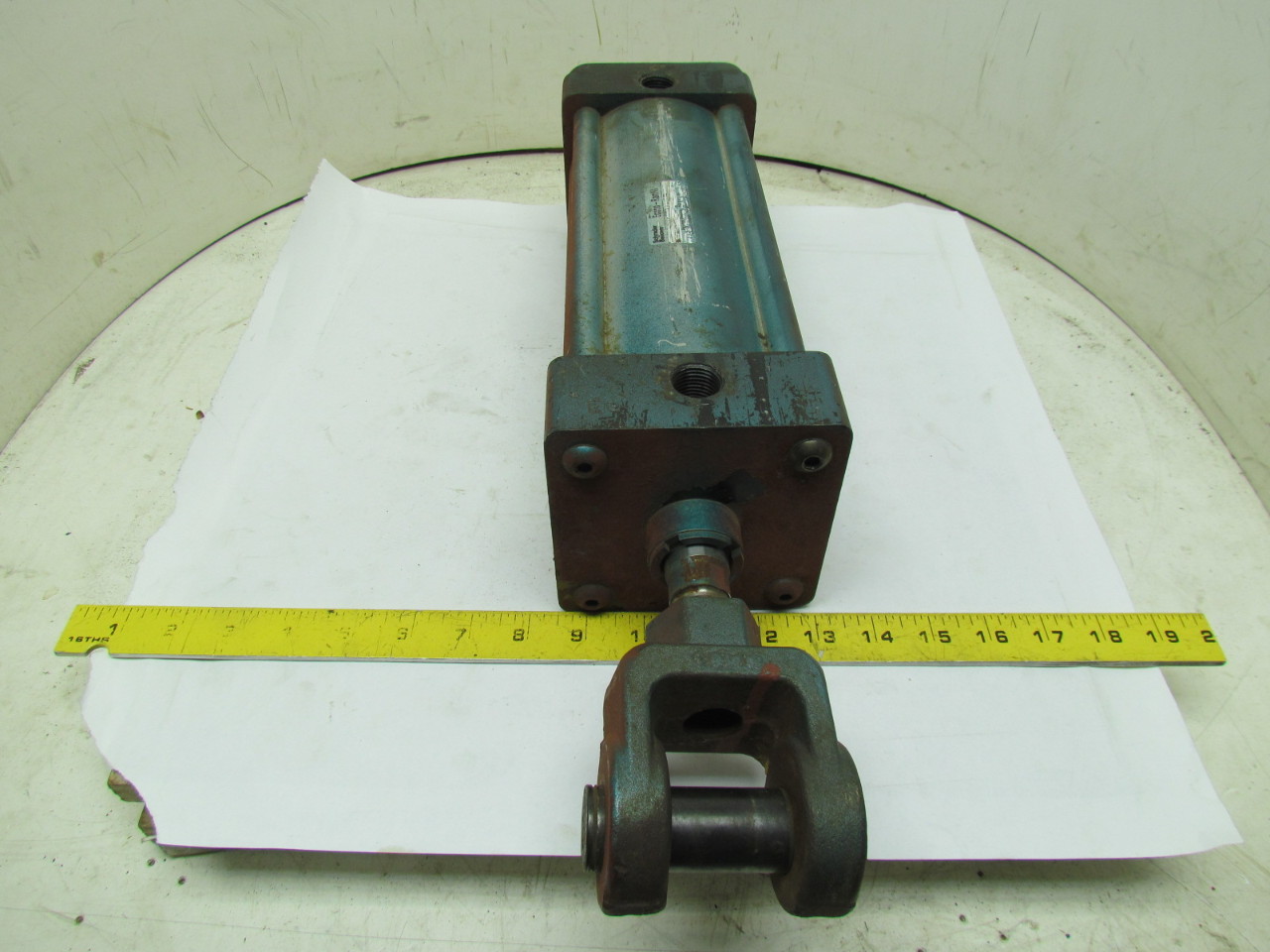 Schrader Bellows Pneumatic Air Cylinder 4" Bore 8" Stroke EconoRam II