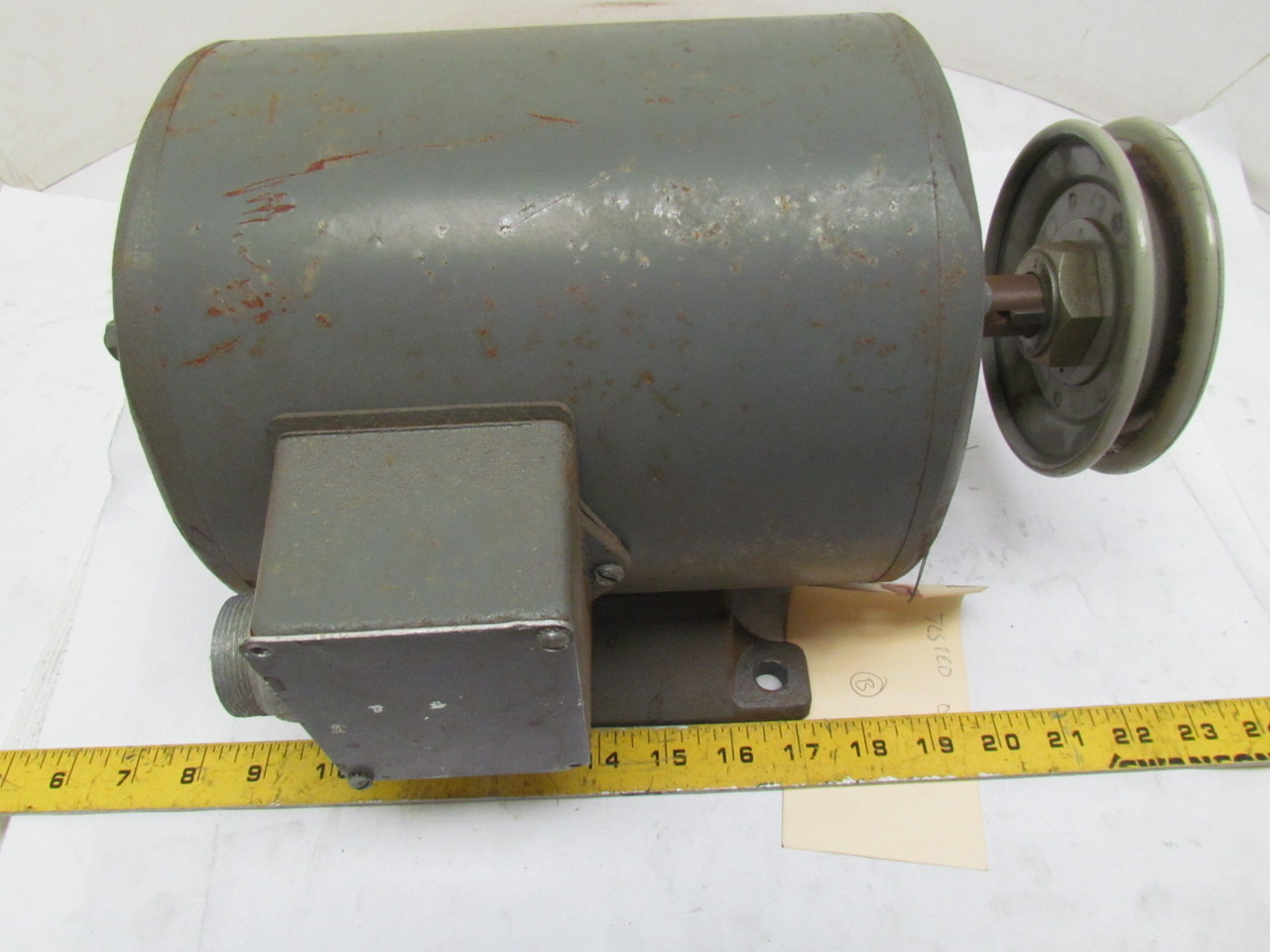Leland Faraday 51 A1 64002 3PH 1Hp Electric Motor 1140 RPM 208220