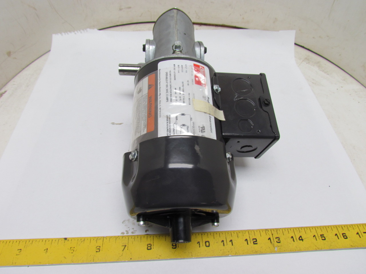 Dayton 1XFY9 Right Angle Gearmotor 1/8Hp 43 RPM 115/105V 1Phase 401 Reducer eBay