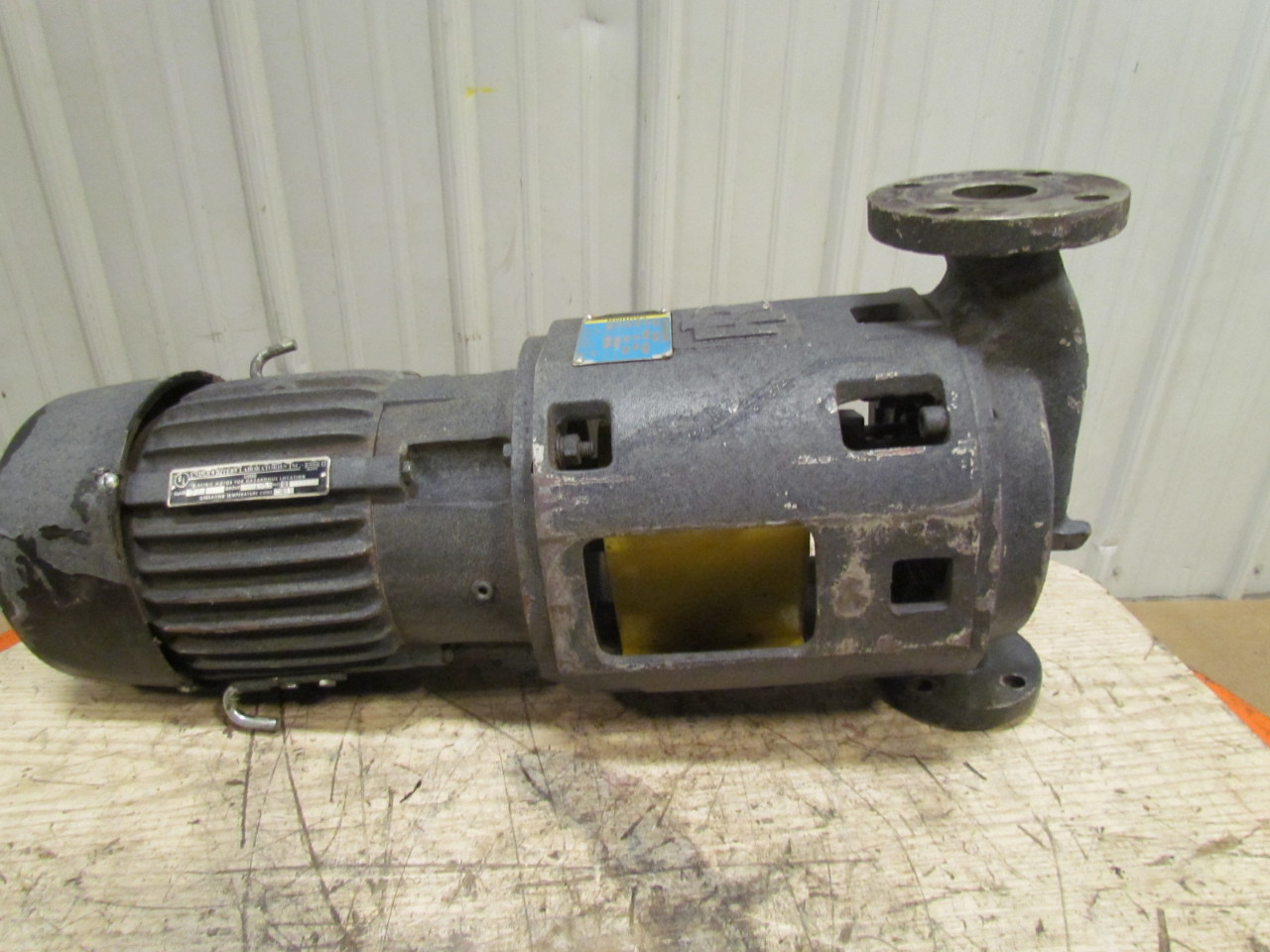 Ingersoll Rand Inline Centrifugal Pump 3HP 230/460V ANSI Flanged 2" In
