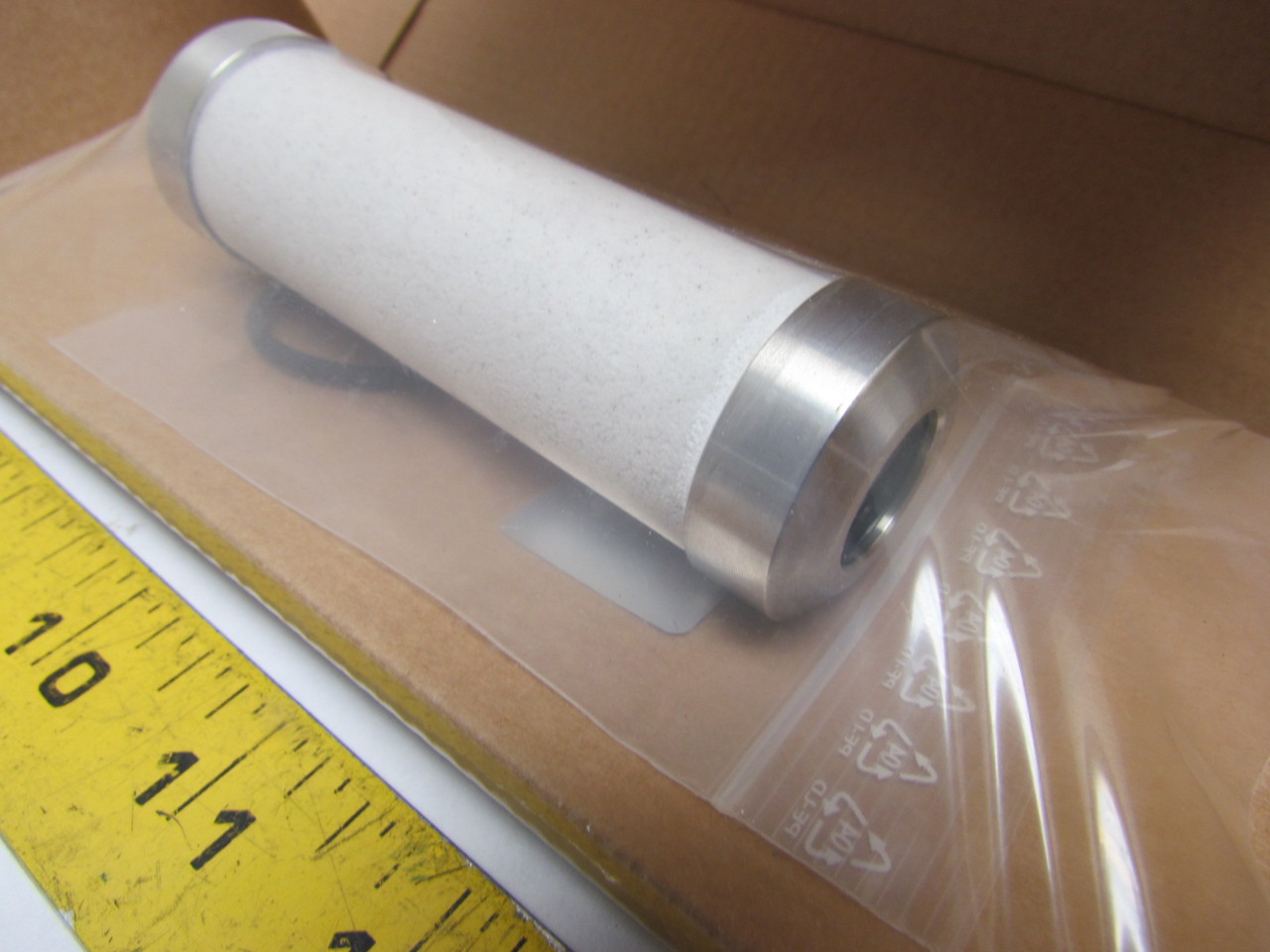 BUHLER 46222026 Downstream Filter Element w/Stainless Steel End Caps 1.