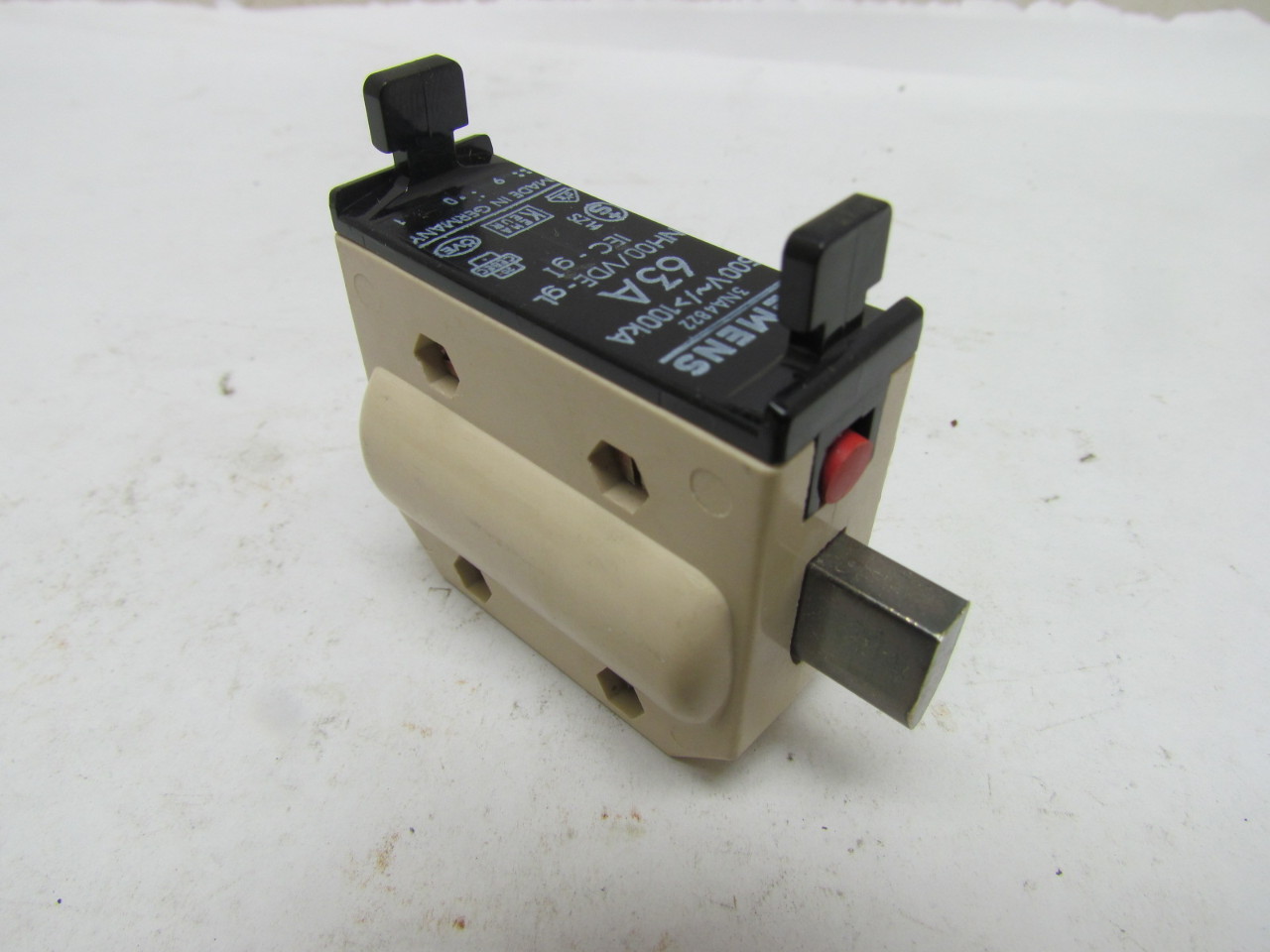 Siemens 3NA4822 HRC Fuse 63A 500V 100KA NH00/VDEgL Box of 3pcs 63 Amp