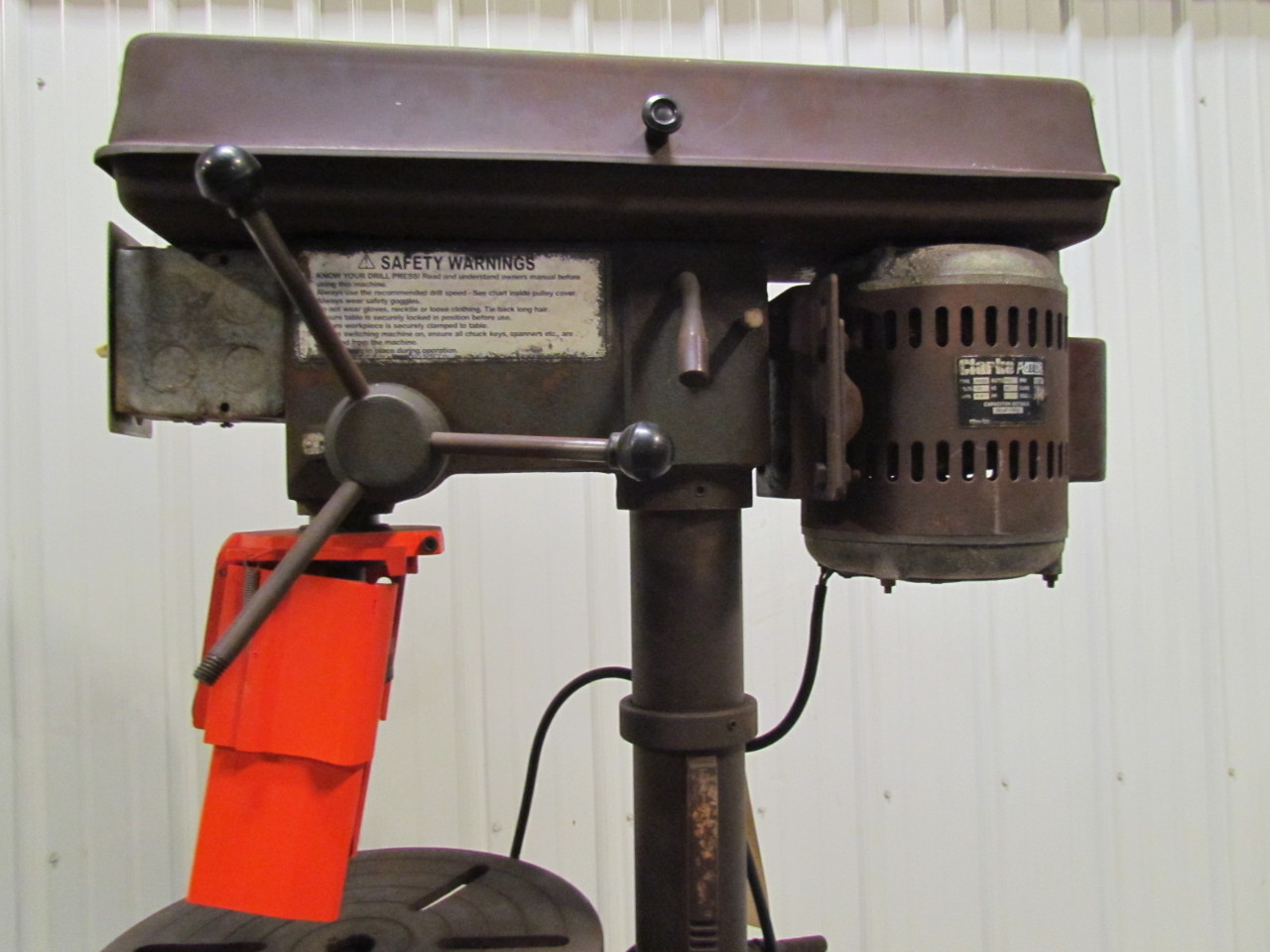 CLARKE Metal Worker BT1002 Drill Press 1HP 16 Speed MT2 Taper 120V eBay