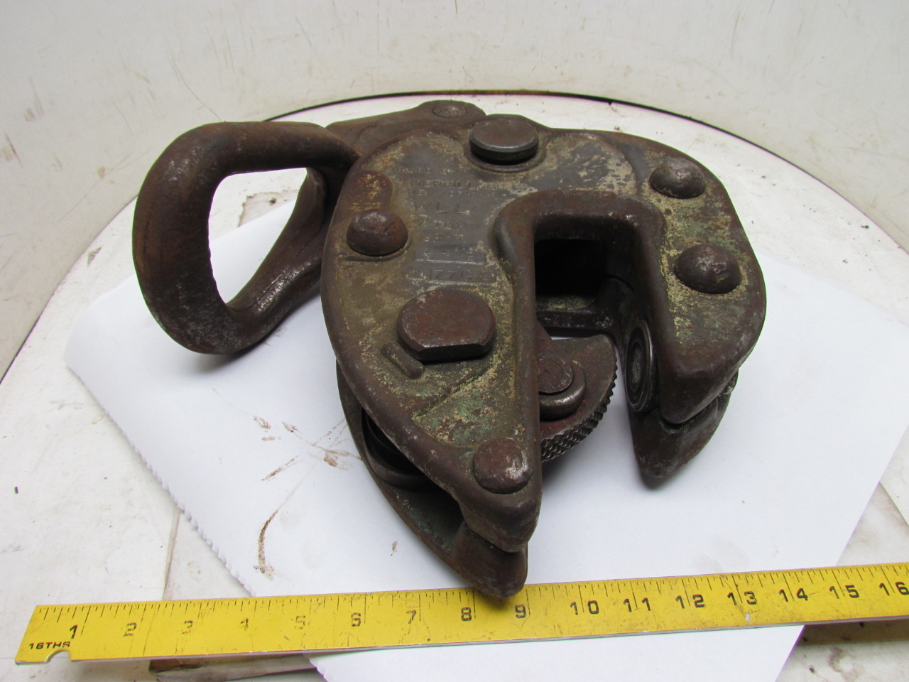 Merrill Bros No 77GS 7 Ton 1400Lb WLL Plate Lifting Clamp 1/22" Grip Capacity