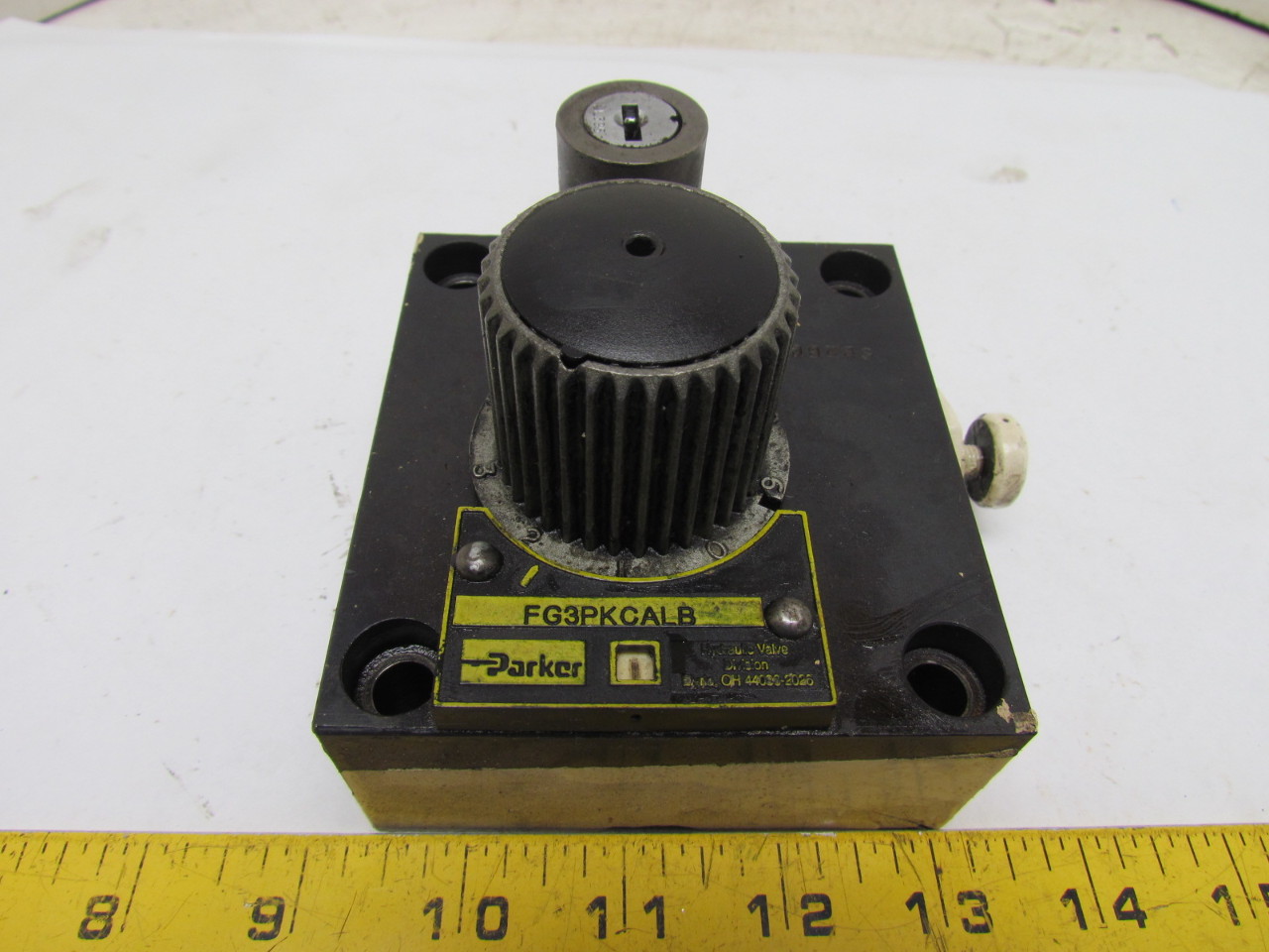 Parker Hydraulics FG3PKCALB Locking Flow control Valve No Key eBay