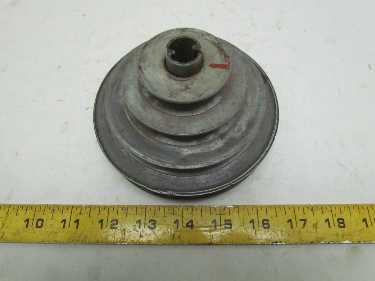 Aluminum 4Step Cone Pulley 13/16" Bore 1/2" Belt 51/4" OD eBay