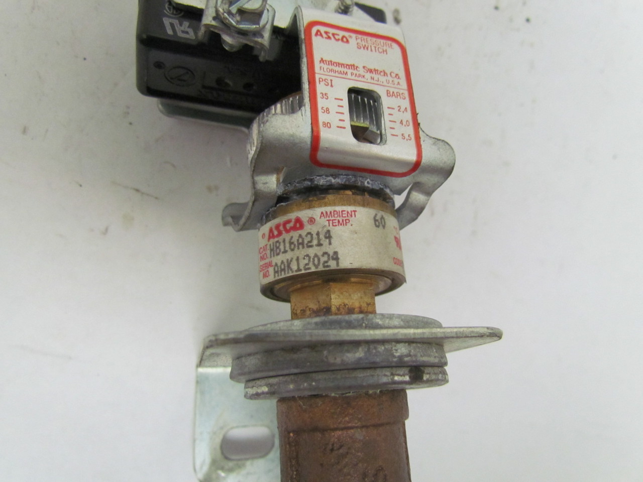 Asco HB16A214 Pressure Switch 3580 PSI Open Frame eBay