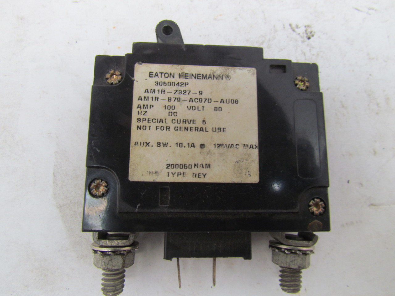EATON HEINEMANN AM1RZ3279 100 AMP 80VDC Circuit Breaker Special Curve