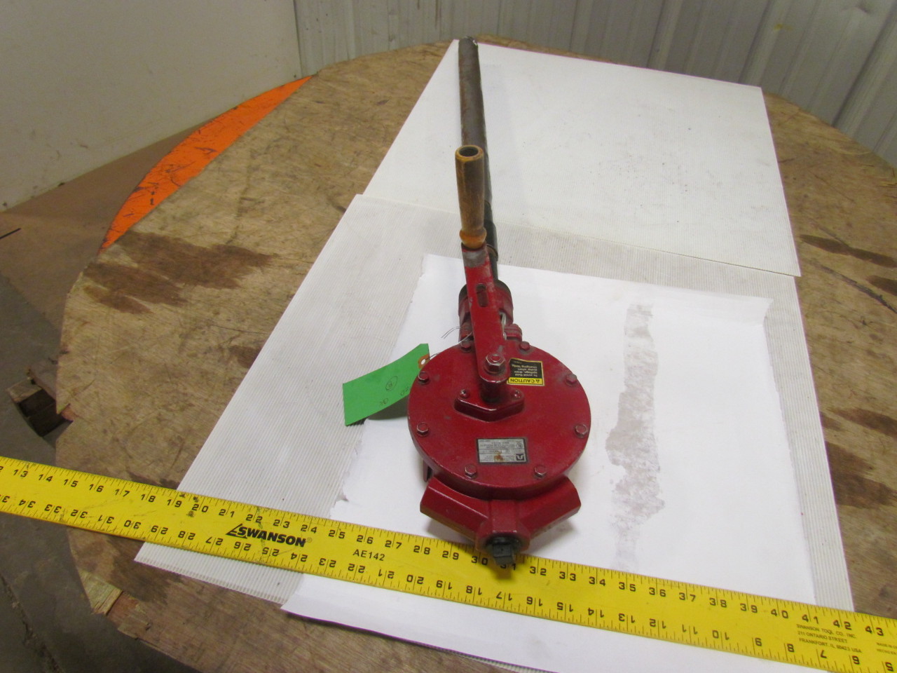 TUT.HILL 113 FILLRITE Rotary Hand Pump Telescoping Steel Suction Pipe