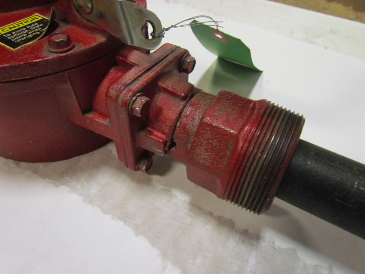 TUT.HILL 113 FILLRITE Rotary Hand Pump Telescoping Steel Suction Pipe