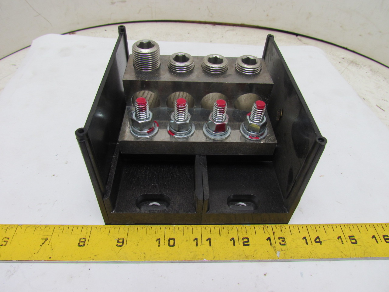 900091 Power Distribution Terminal Block 4Wire 600V CU9AL 500MCM 4x3/81 eBay