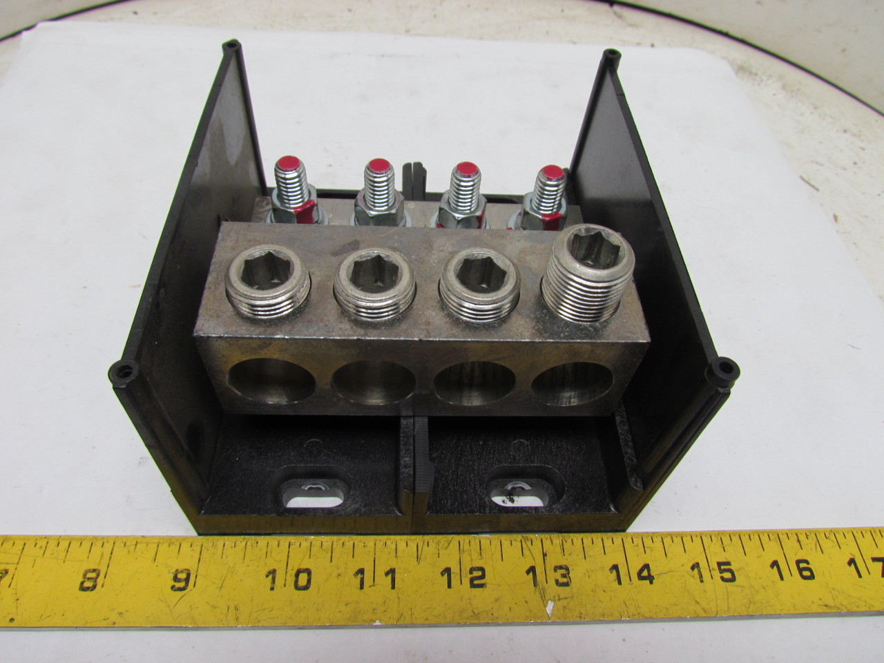 900091 Power Distribution Terminal Block 4Wire 600V CU9AL 500MCM 4x3/81 eBay