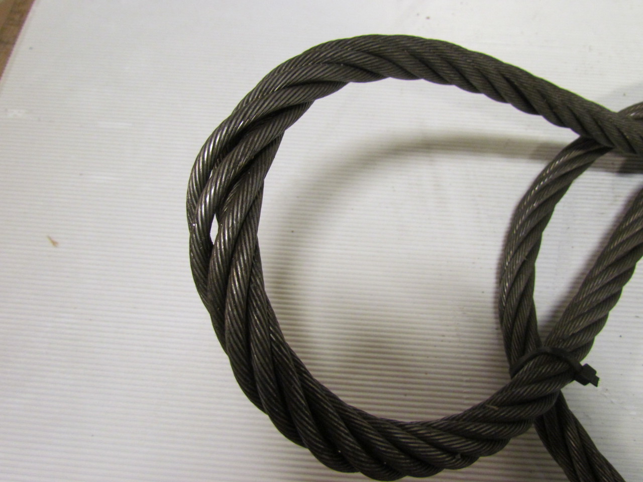 Wire Rope Lifting Sling Eye/Eye Steel Choker Cable 3/4"x6' 9800Lb WLL