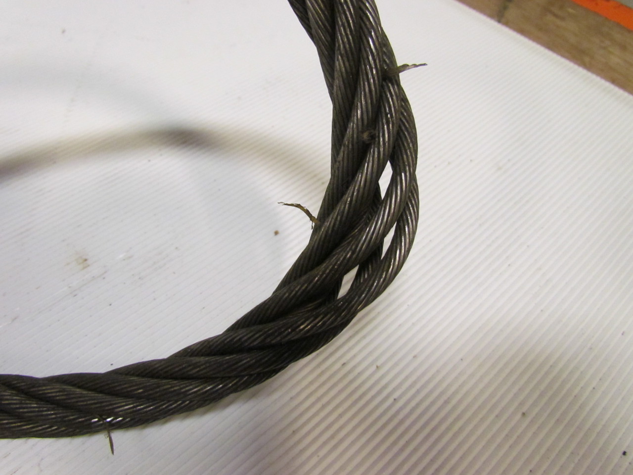 Wire Rope Lifting Sling Eye/Eye Steel Choker Cable 3/4"x6' 9800Lb WLL