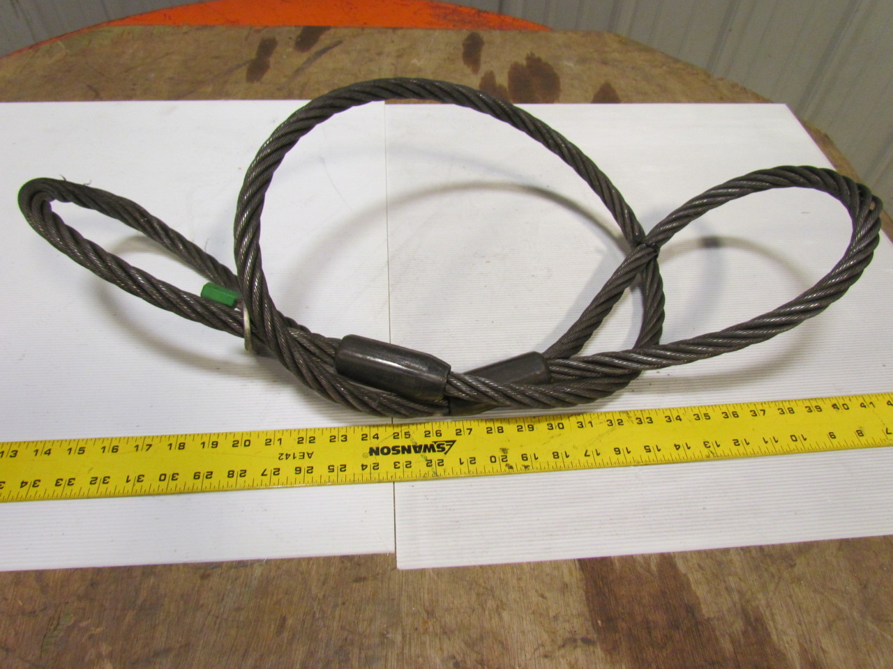 Wire Rope Lifting Sling Eye/Eye Steel Choker Cable 3/4"x6' 9800Lb WLL
