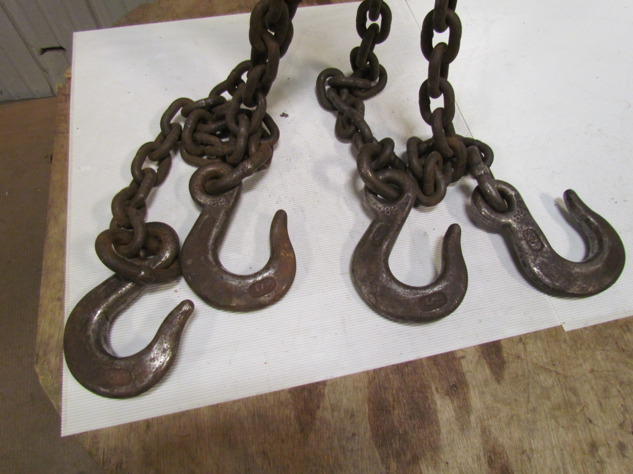Campbell 1/2"x6' 4Leg Chain Sling Master Link Sling Hooks Grade 80 WLL