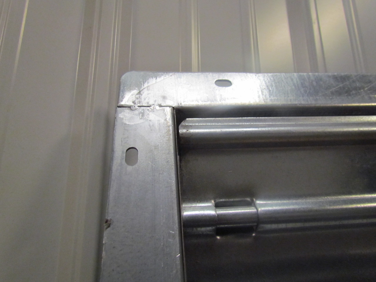 Actuator Powered Galvanized Steel Damper Vent for 54" Fan 57x57" OD