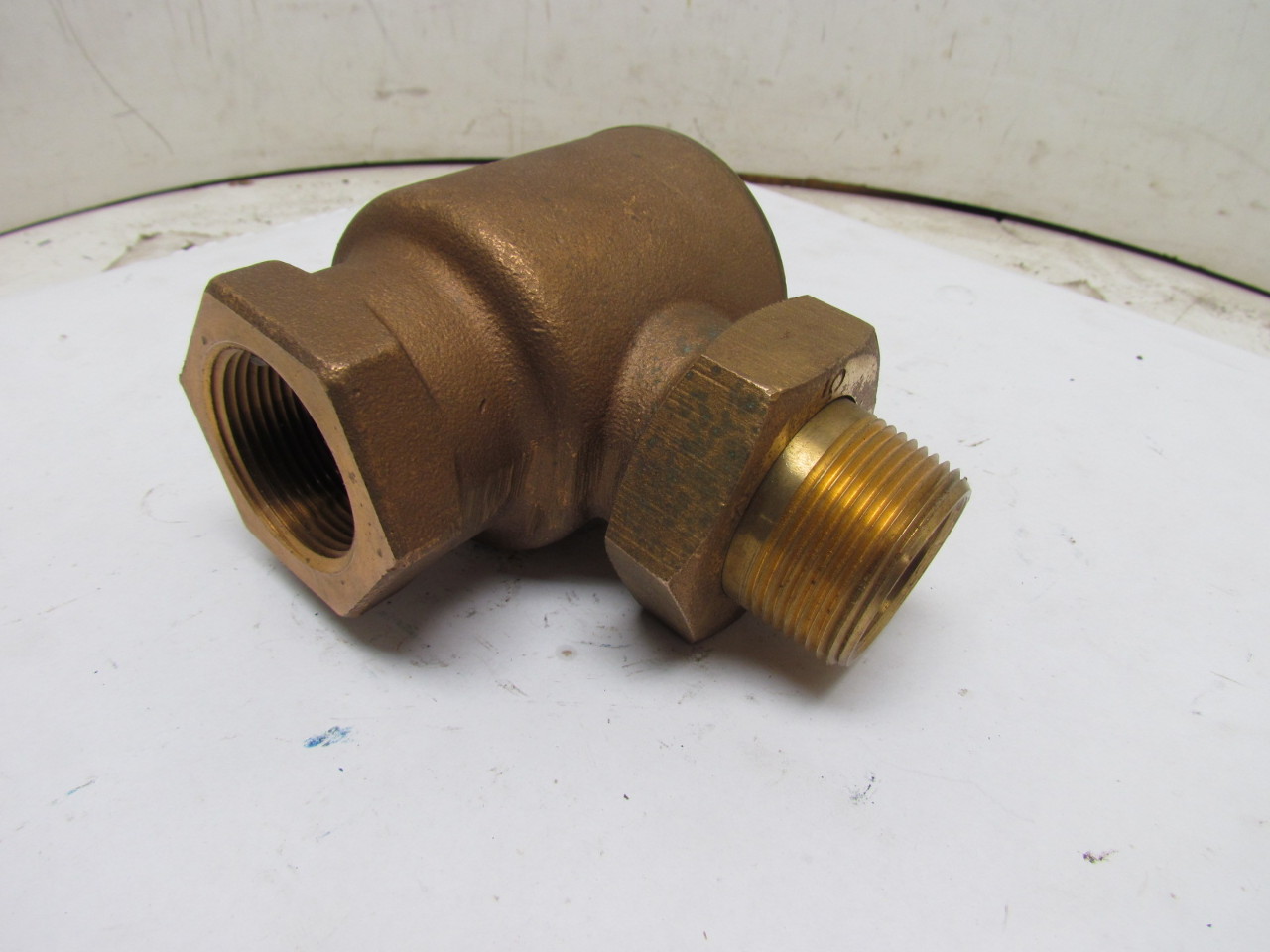 11/4npt Brass 90 Check Valve W/Filter Screen eBay