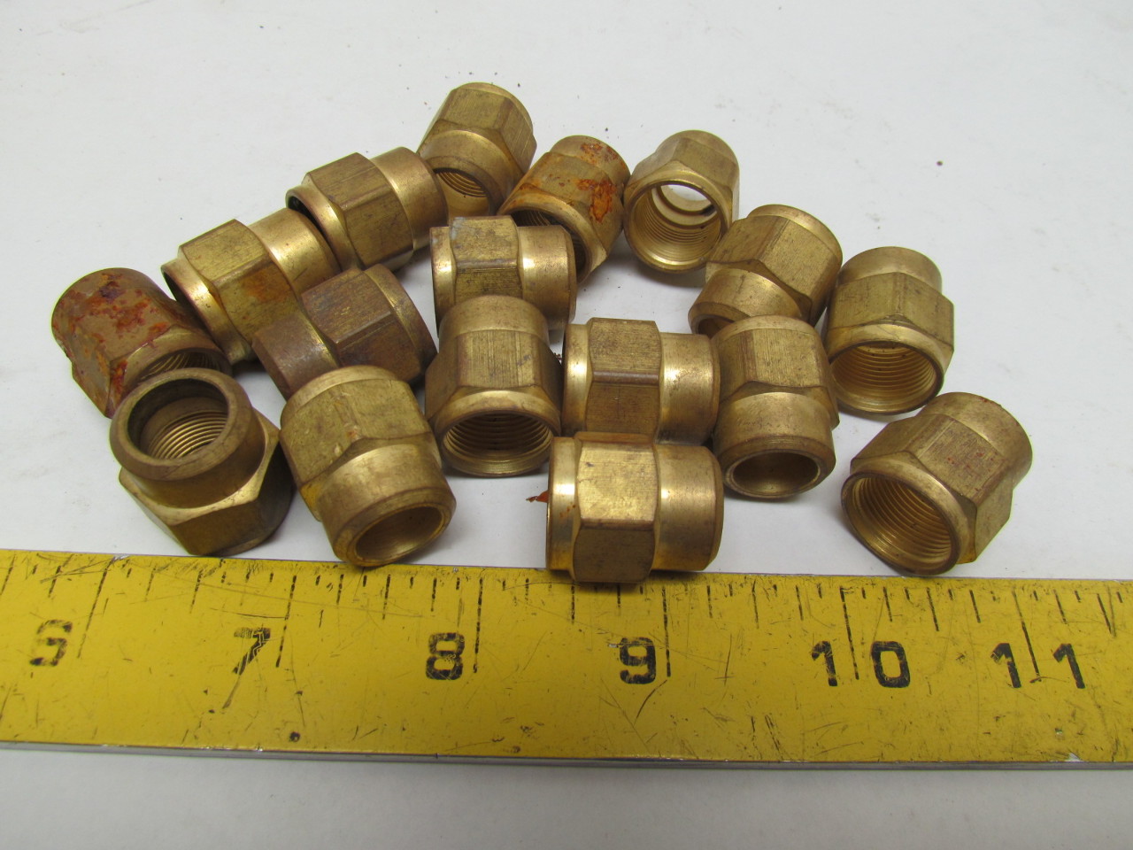 Victor 03090037 Brass Coupling Nut 5/824 Thread Lot of 18pcs eBay