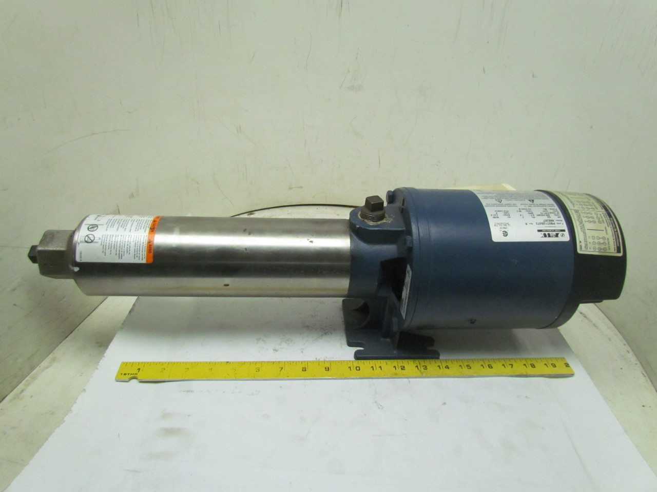 FLINT & WALLING PB0712S073 Pump 3/4HP 3PH 208230/460 3/4npt Ports