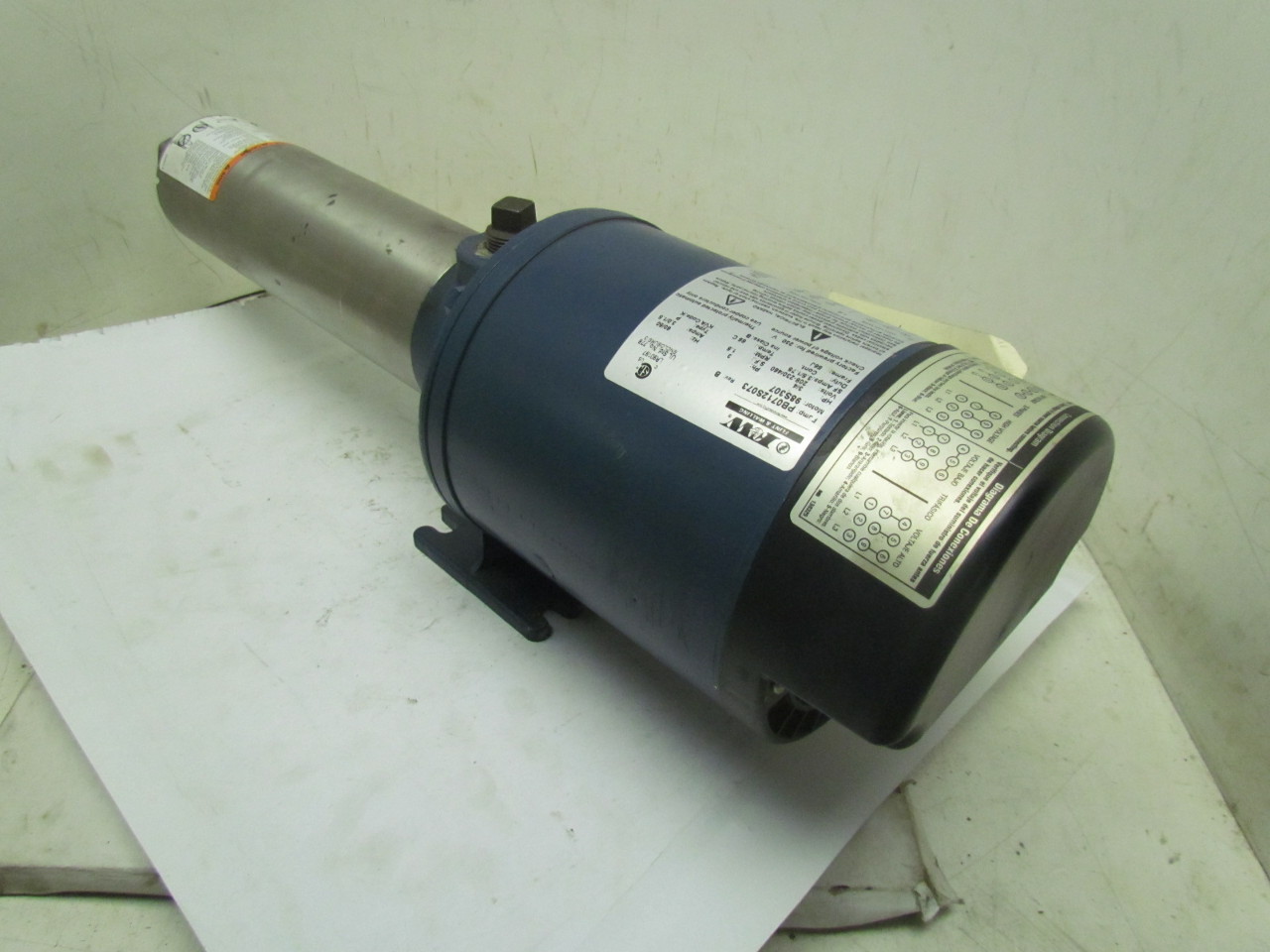 FLINT & WALLING PB0712S073 Pump 3/4HP 3PH 208230/460 3/4npt Ports